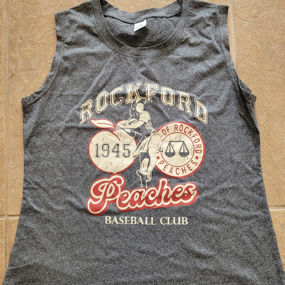 Rockford Peaches Baseball Club Tank Top